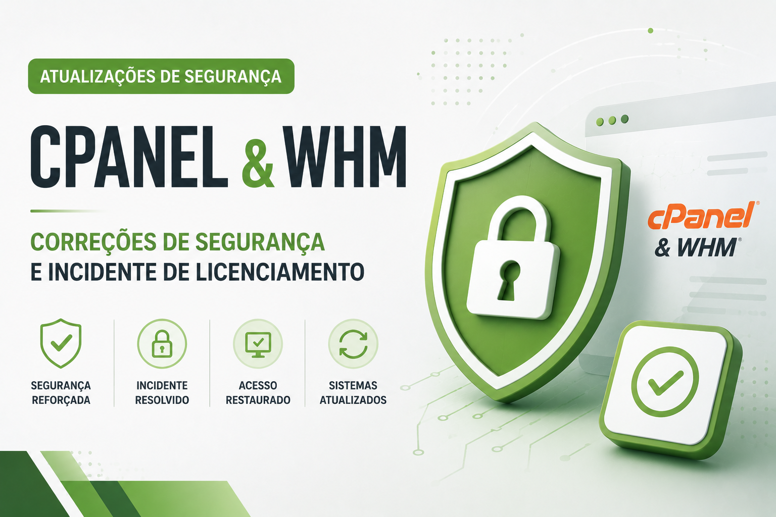 cPanel / WHM – Atualização de Segurança (CPANEL-47220 / CPANEL-54227 / CPANEL-54229)