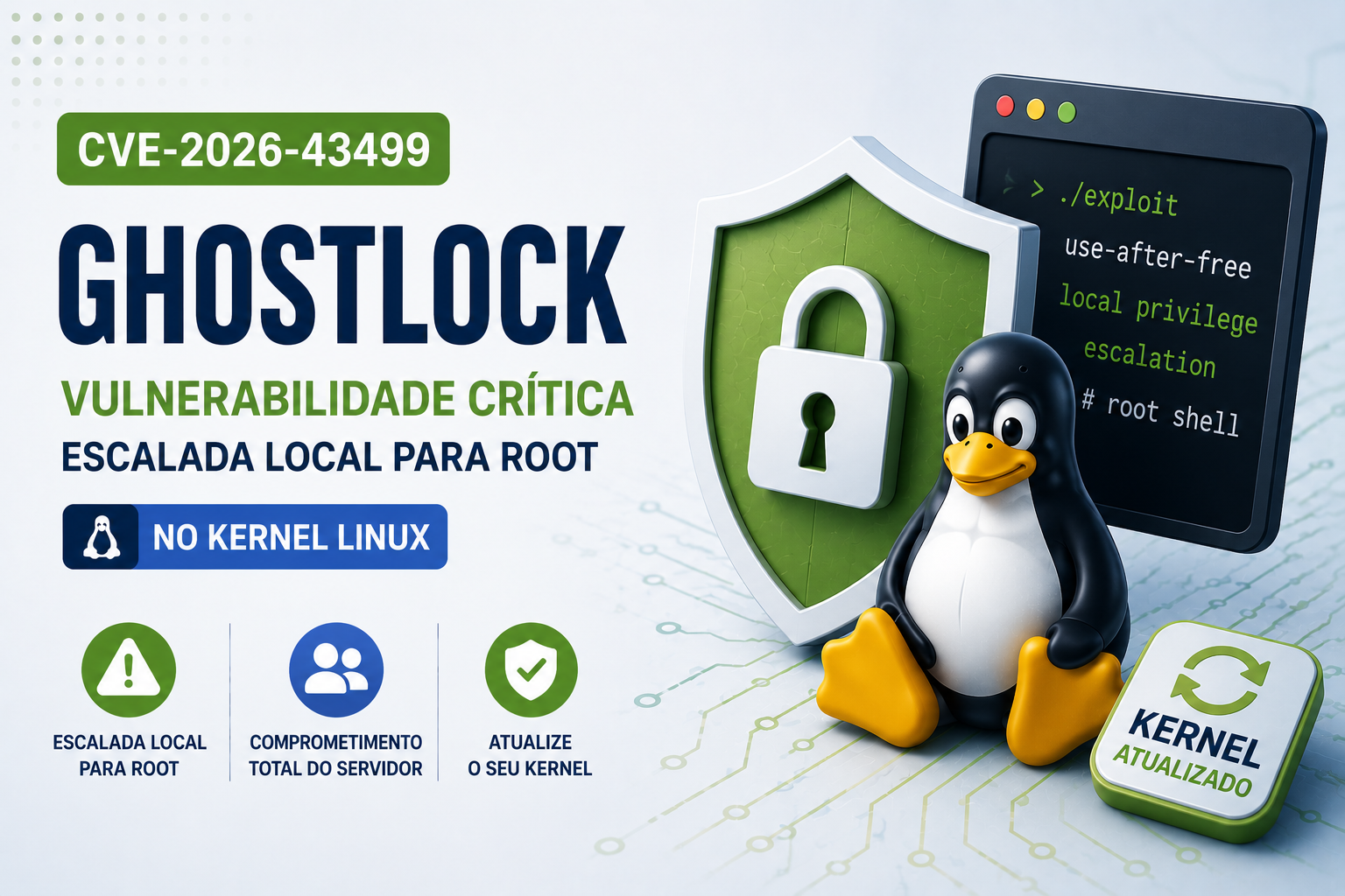 GhostLock – Vulnerabilidade de Escalada de Privilégios no Kernel Linux (CVE-2026-43499)