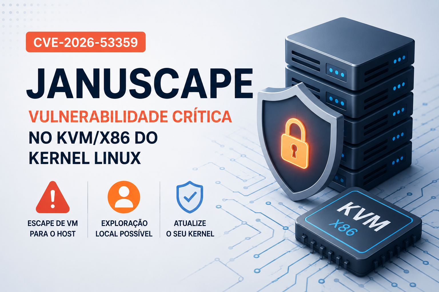 Januscape – Vulnerabilidade no KVM/x86 do Kernel Linux (CVE-2026-53359)